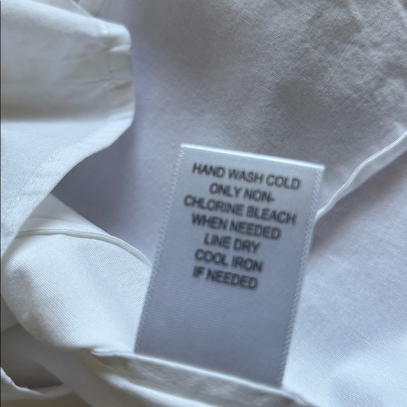 Relativity White Ruffled Sleeveless Button-Front Blouse - Picture 12 of 12